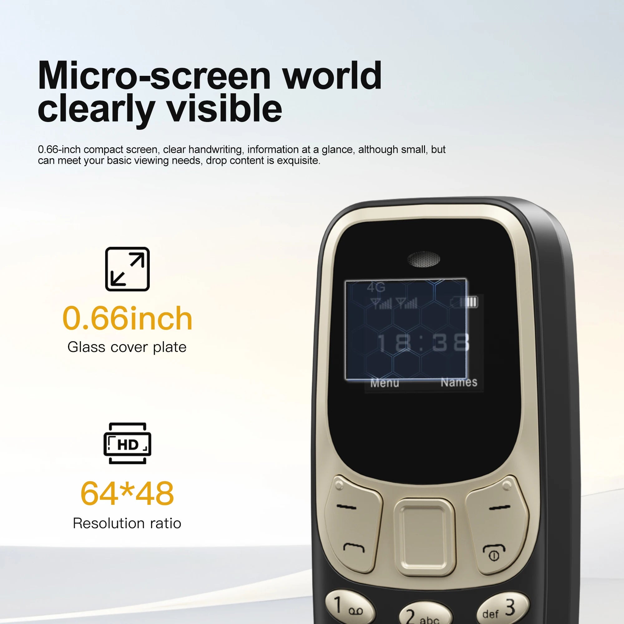 SERVO BM10 LTE 4G Mini Mobile Phone Dual SIM Standby Call Recording Speed Dial Blacklist Alarm Clock Small Feature Backup Phones