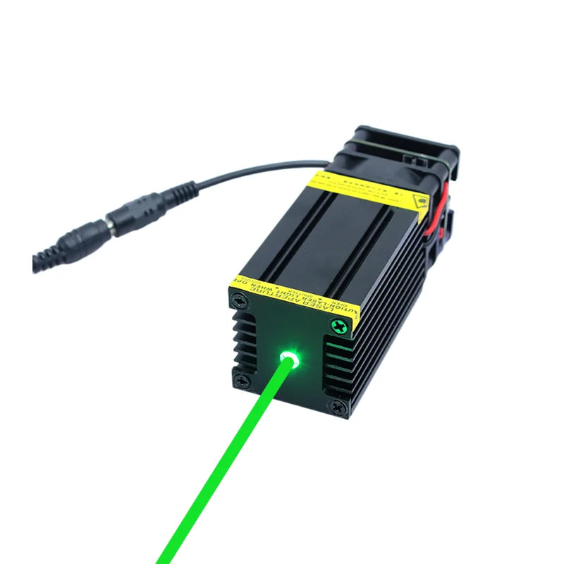 520nm 3 Green Laser Module Landmarks and Airport Bird Repelling BeamsAluminum Heating Dissipation For Parts Factorydirect Sales