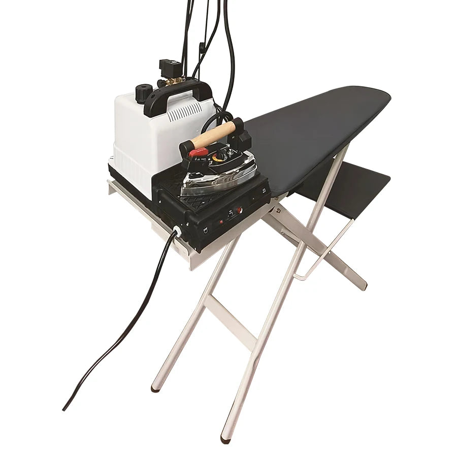 4.5L Mini Boiler Steam Iron + Optional Ironing Board Foldable Ironing Table Easy Operation Fold Style With Electric Steam Boiler