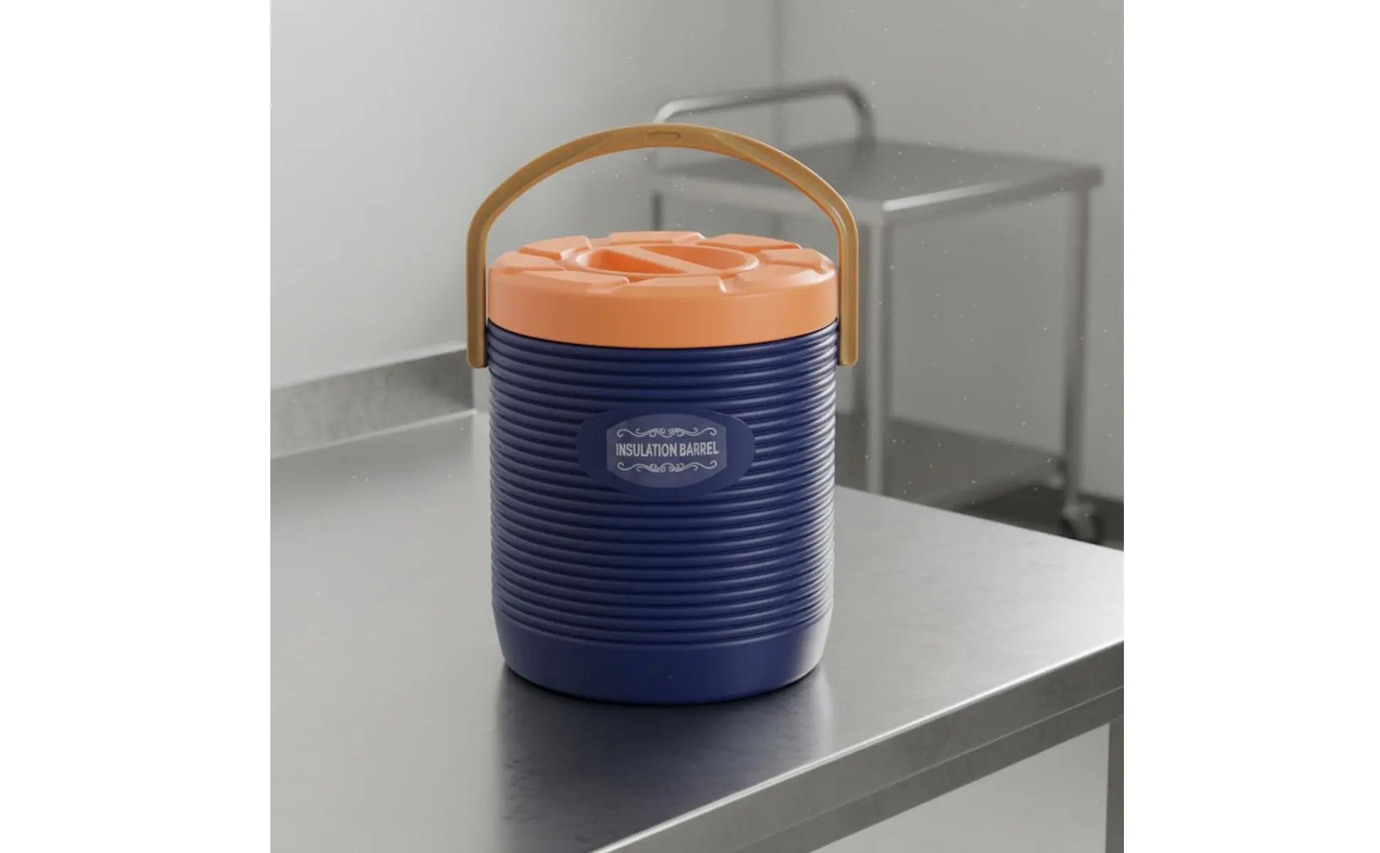 Stainless Steel Insulated Container Long-Lasting & Sturdy Large Capacity Thermal Jug Insulated Beverage Dispenser Leak-Resistant