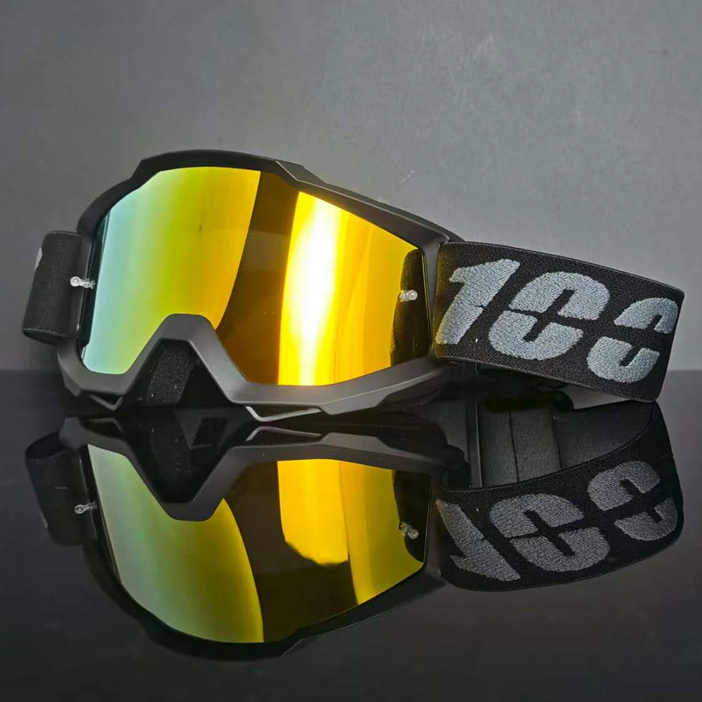 Gafas Motocross Universales – Lente PC Antipolvo y Viento Moto