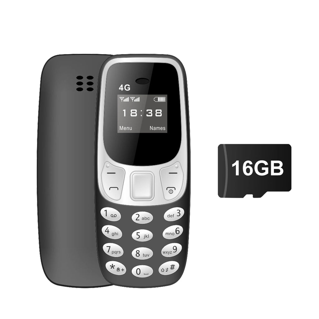 SERVO BM10 LTE 4G Mini Mobile Phone Dual SIM Standby Call Recording Speed Dial Blacklist Alarm Clock Small Feature Backup Phones