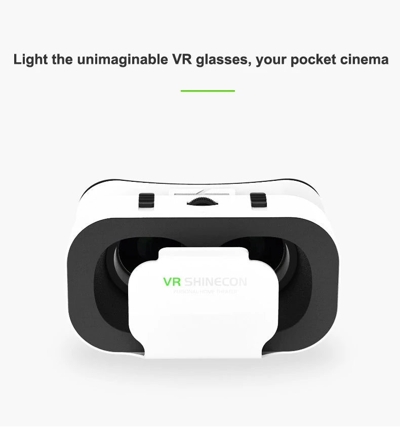VR Glasses 3D Virtual Reality Smart Phone Mobile Smartphones 7 Inch Headset Helmet Game Wirth Real Viar Goggles Lenses Devices