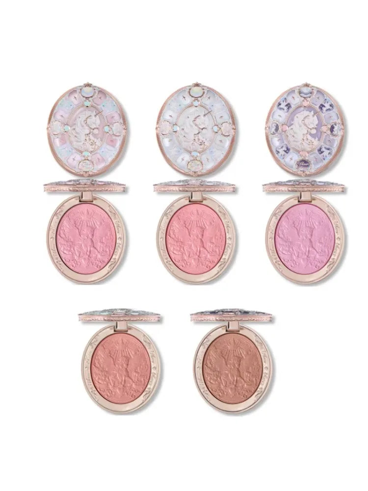 Flower Knows Knight Unicorn Makeup Set - Vegan Cruelty-Free Cosmetics Box with Blush Eyeshadow Lip Gloss High-Quality Gift Set