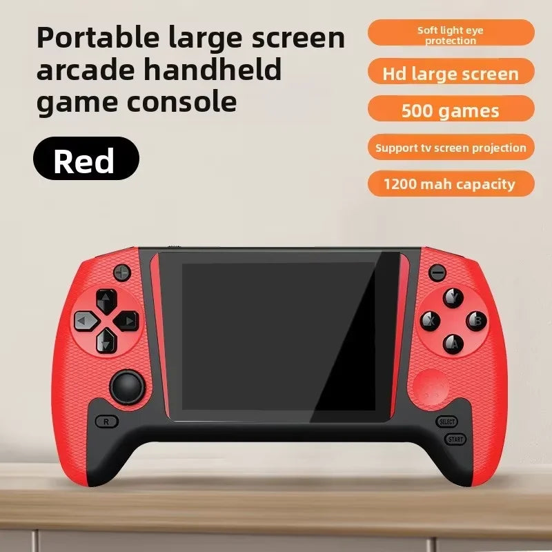 New SF3500 Retro Handheld Video Game Console Linux System 5.0 Inch 854*480 IPS Screen 3000mAh Portable Pocket Video Player Games