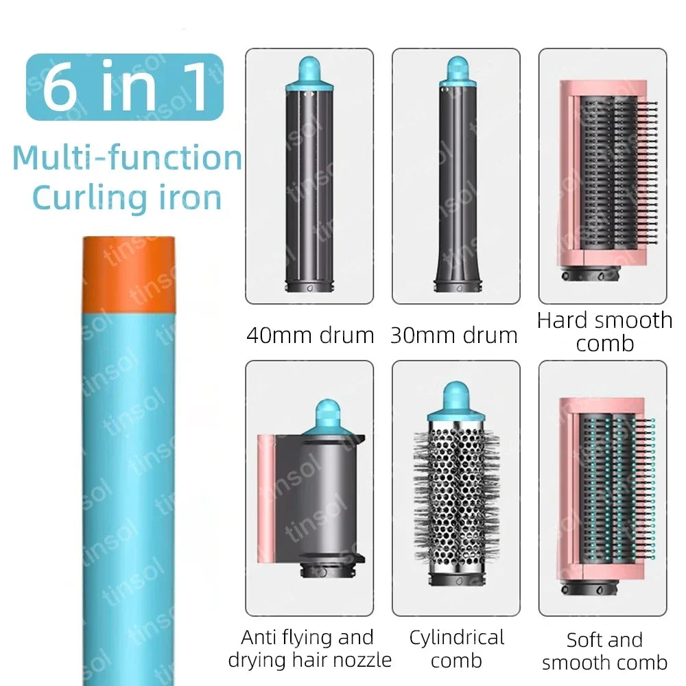 TINSOL 7-in-1 Air Styling Hair Dryer, 110,000 RPM High-Speed Hair Care, Ionic Hair Dryer, Automatic Curling Set