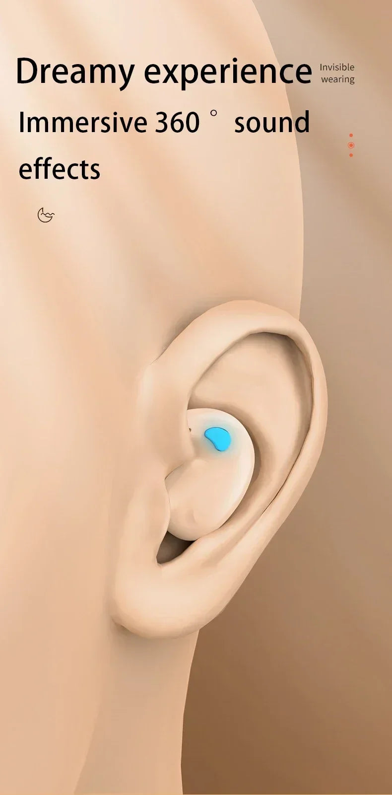 NEW X55 Earphone Stereo Hidden Headsets with Mic HD Call Waterproof Sleeping Earbuds Wireless Mini Headphones TWS Bluetooth