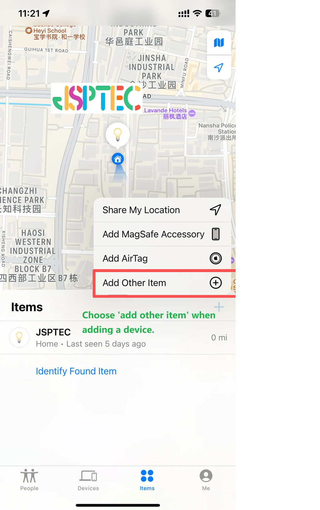 JSPTEC Airtag Bluetooth GPS Trackers IPX 5 Waterproof Sport Tracking Find My Elderly Kids Pets Available Mini Finders For IOS