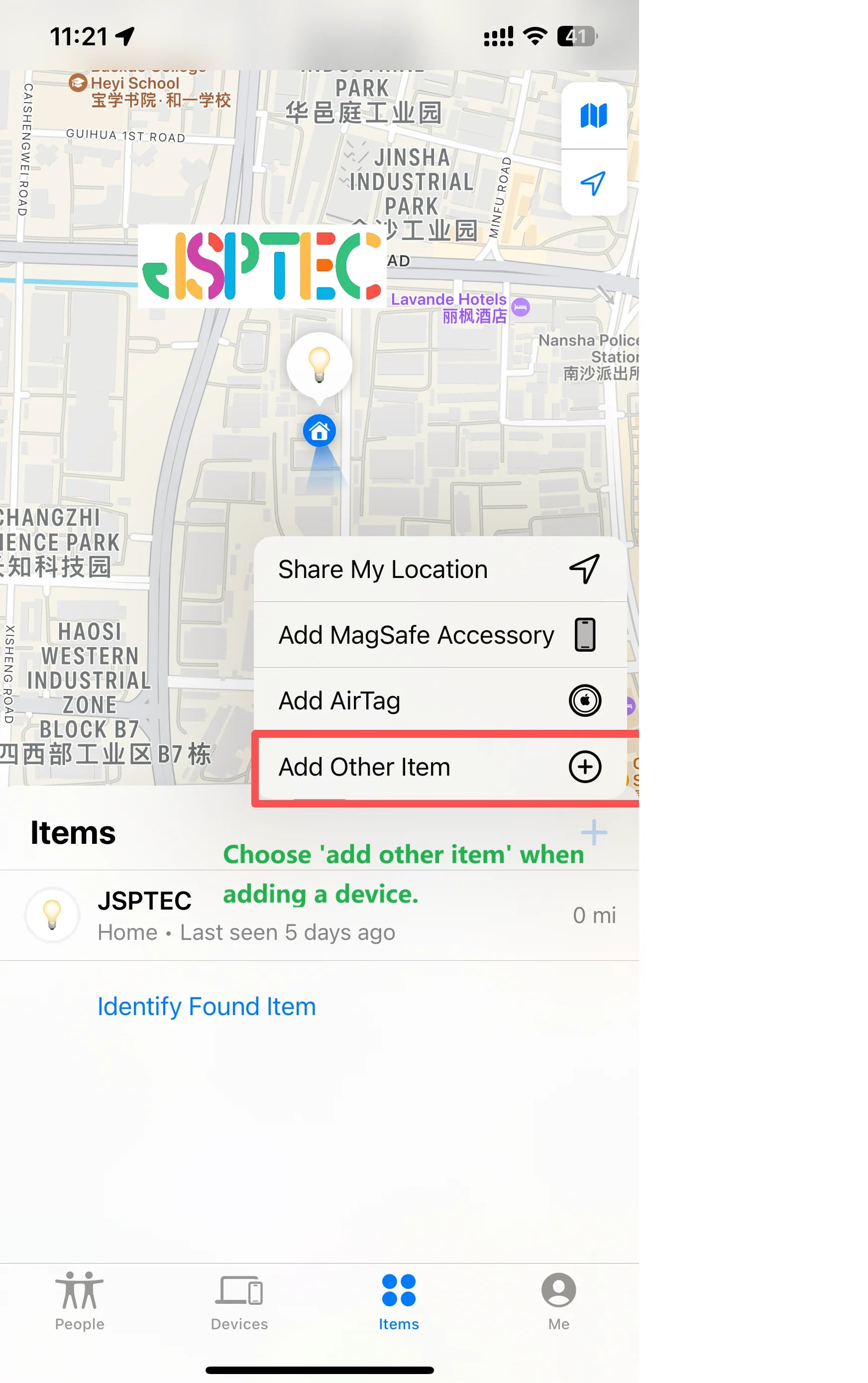 JSPTEC Airtag Bluetooth GPS Trackers IPX 5 Waterproof Sport Tracking Find My Elderly Kids Pets Available Mini Finders For IOS