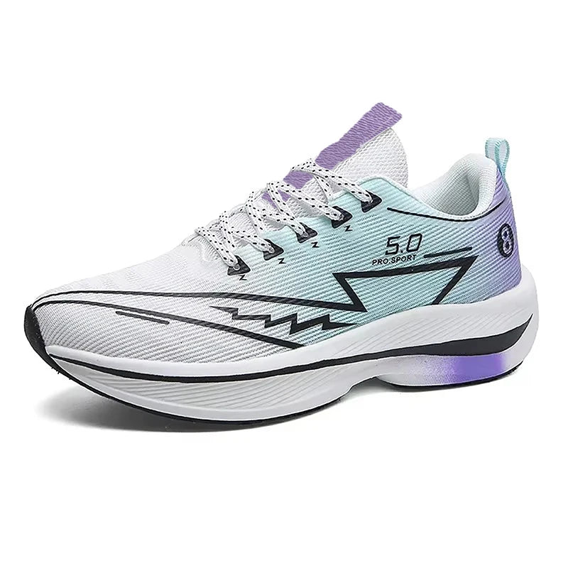 Zapatillas Running Placa de Carbono – Amortiguación Antideslizante Unisex