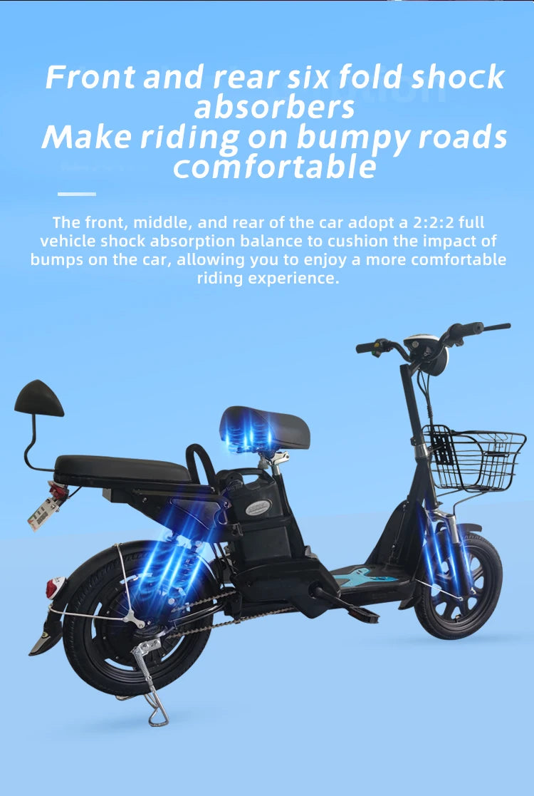 14 inch Electric Bicycle  City Bike Mountain Bike Carry Bike E Bike электровелосипед