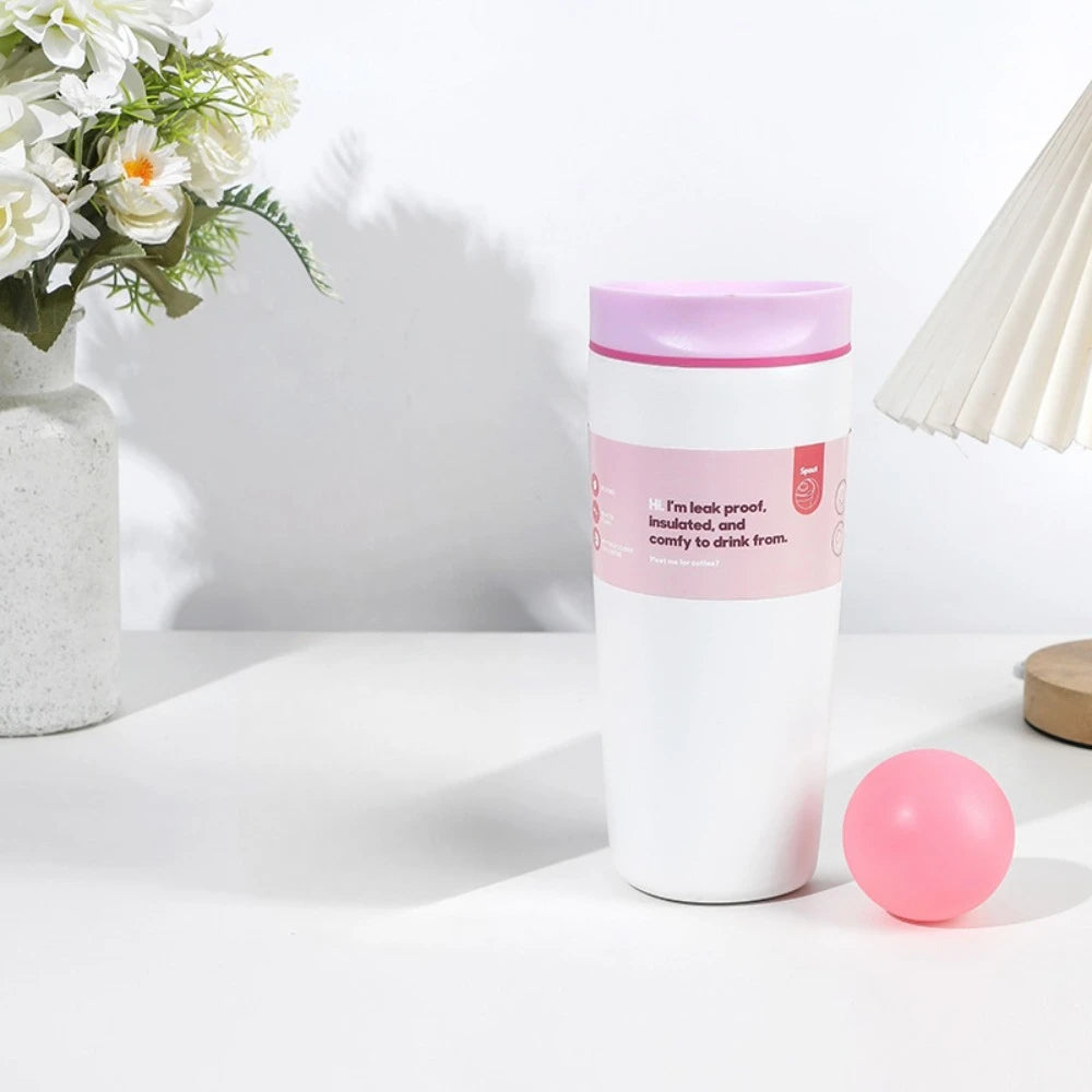 20 Oz 304 Stainless Steel Coffee Mug, Hot Coffee Travel Mug BPA Free Leakproof Reusable Iced Coffee Mug Keeps Hot or Cold