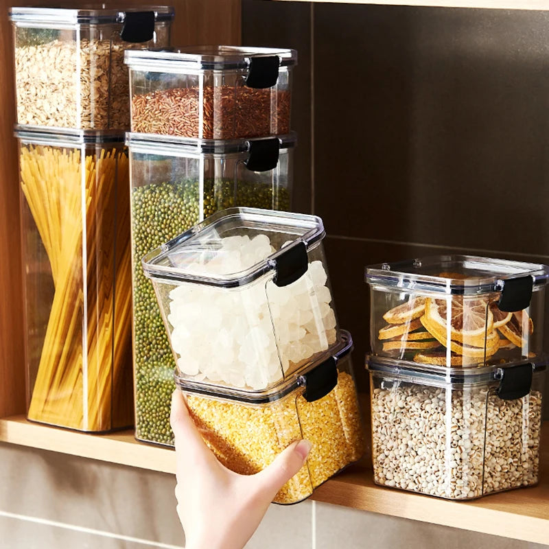 Set de Frascos Herméticos para Cocina - Organizador de Alimentos