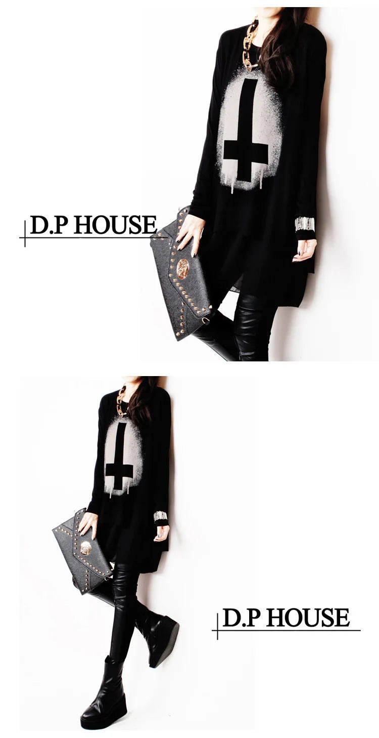 New Spring Autumn and Summer Long Sleeve Fashion Chiffon Plus Size XXXL Loose Irregular Women's Clothings  Female Blouses