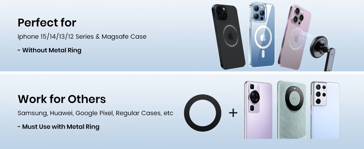 TOPK Magnetic Phone Holder Car Magnetic Car Phone Holder Mag-Safe Car Mount Powerful Air Vent ABS Stand For Smartphones