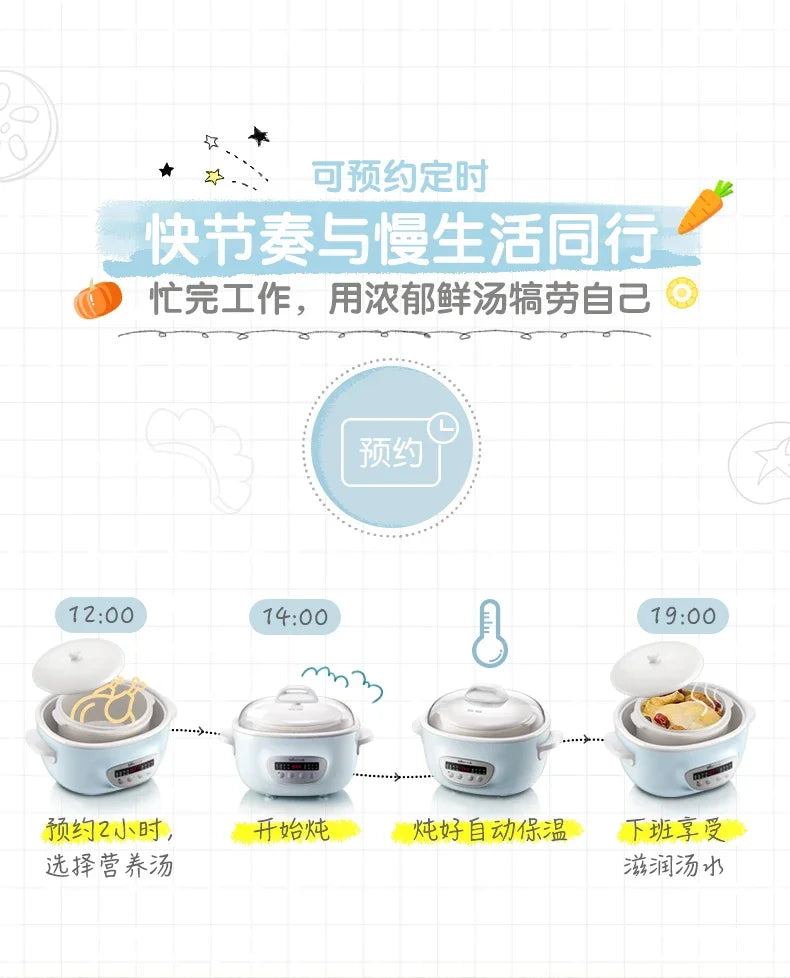 New household multi-functional three-layer stainless steel large-capacity vegetable boiler electric steam engine