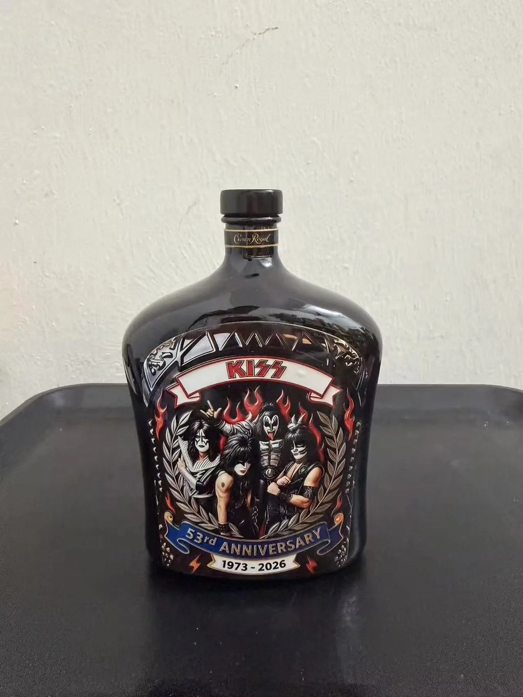 KISS Band 56th Anniversary Crown Royal Collectible Whiskey, Rock Legend Collaboration