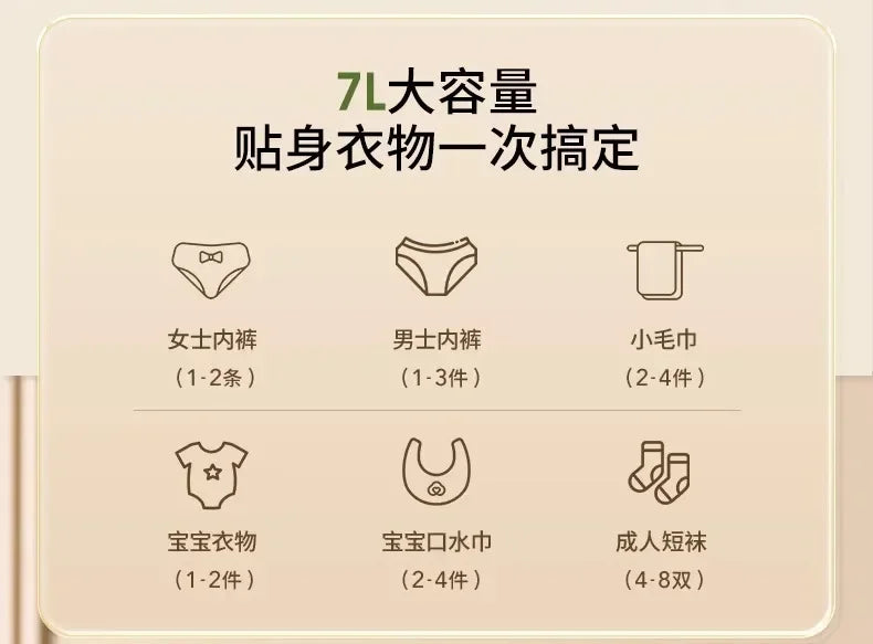 Automatic Washing Machine latest version  Small Mini Washing And Drying All-in-one Dormitory Special Socks Washing God Machine