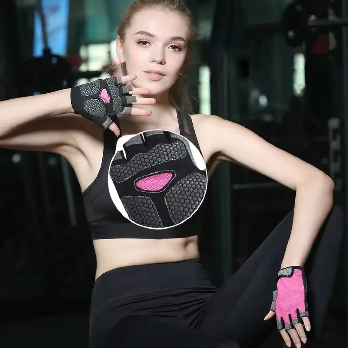 Guantes Ciclismo y Pesca Sin Dedos – Transpirables Antideslizantes Unisex
