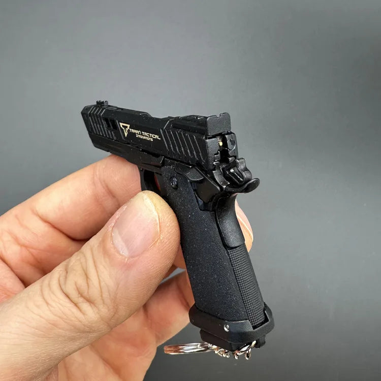 New 1:3 Scale Alloy Empire TTI G34 PIT VIPER Keychain, Shell Ejecting Collectible Model, Non-Firing Toy for Adults