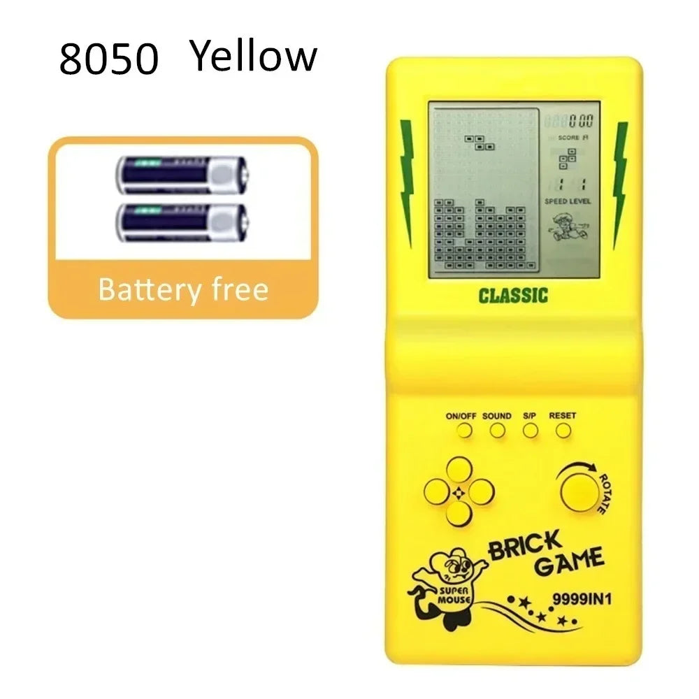 3.5" Game Console For Tetris Console Retro Handheld Game Players Mini Children's Nostalgic Pocket Games Machine Kids Puzzle Toys