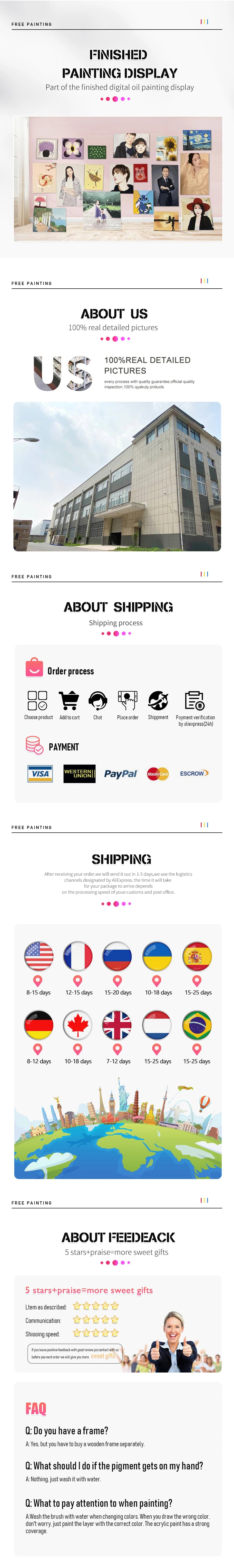 Painting By Numbers Dropshipping Personality Photo Customized DIY Picture Drawing Coloring by Numbers Acrylic Cat Adult No Frame