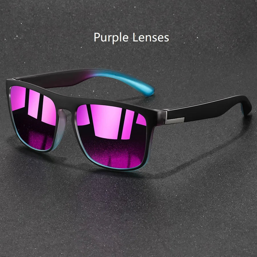 Lentes de Sol Vintage Cuadrados – Unisex Pesca Manejo Antirreflejo