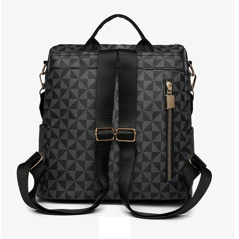 New 2026 large-capacity backpack, trendy European and American style shoulder bag, mother-daughter backpack, casual travel bag
