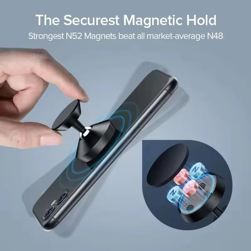 Magnetic Phone Car Holder Stand Universal Magnetic Mount Bracket Stick on Car Dashboard Wall for iPhone Samsung Xiaomi Huawei