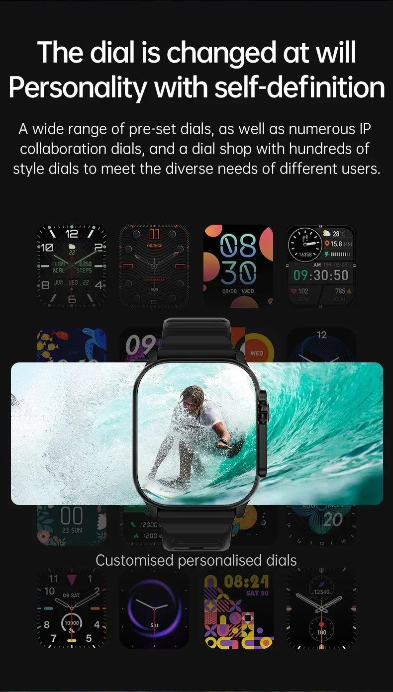 Watch 10 Ultra Smart Watch 49mm 2026 New NFC Men Women GPS Track Bluetooth Call BT Music Games Wireless Charging Smartwatch