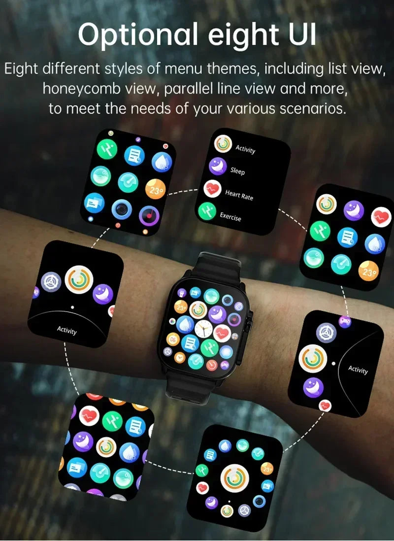 Watch 10 Ultra Smart Watch 49mm 2026 New NFC Men Women GPS Track Bluetooth Call BT Music Games Wireless Charging Smartwatch