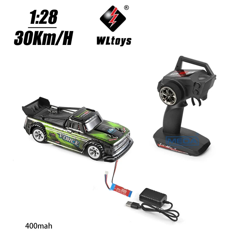 Wltoys RC 1/28 30Km/H 284191 Remote Control High Speed Racing Mosquito 2.4GHz Off-Road RTR Rally Drift Car