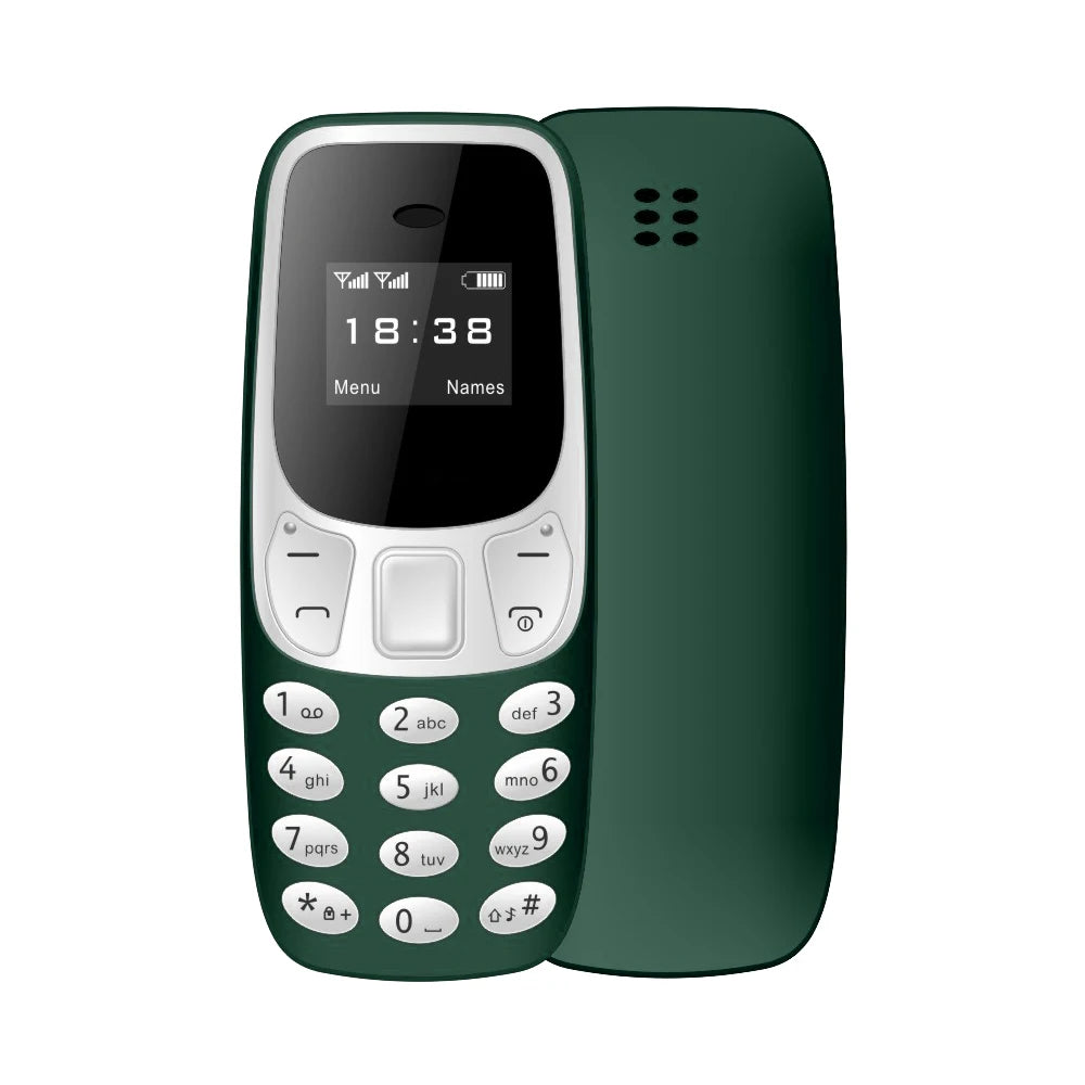 SERVO BM10 Mini Feature Phone Dual SIM Dual Standby Voice Dialing Low Radiation Mp3 Player With Earhook Pocket Cellular Phone