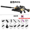 416 Fully Equipped Manual-Automatic Toy Gun That Can Fire 7-8mm Hydrogel Bullets, Boy's Toy with Manual Infrared Feeding Style, New Year Gift