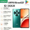 2026 New Arrival OPPO Reno12 F 5G Mobile Phone IP64 Waterproof 120Hz High‑Refresh Screen 50MP AI Portrait Camera Large Storage A