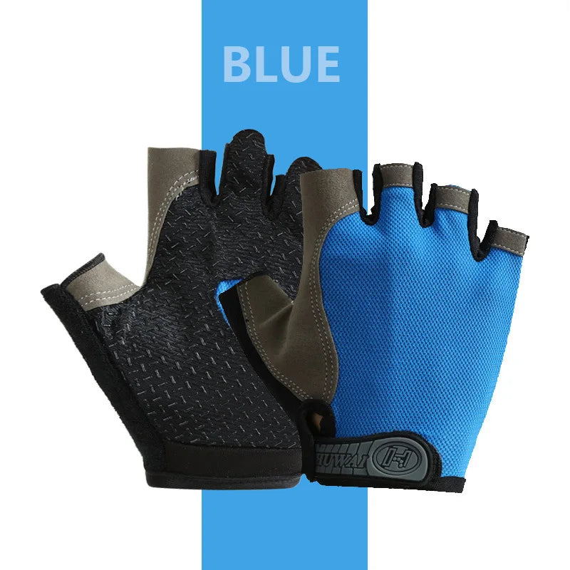 Guantes Ciclismo y Pesca Sin Dedos – Transpirables Antideslizantes Unisex