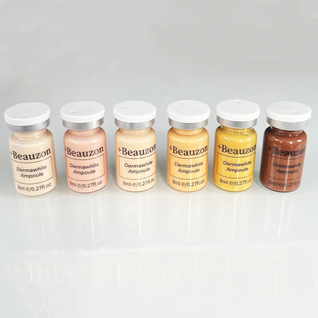 8ml BB Cream Hyaluronic Acid Facial Glow Serum Ampoule Essence Peptide Moisturizing Foundation Skin Rejuvenation Care Beauzon
