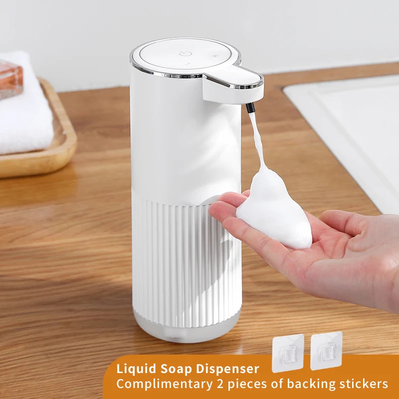 Automatic Soap Dispenser Touchless Foaming Soap Dispenser 380ml USB Rechargeable Electric 4 Level Adjustable Foam Soap Dispenser