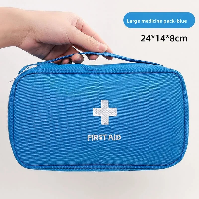 Home Medicine Bag Portable Travel First Aid Kit Medical Emergency Kit Organizer Outdoor Medicine Pill Storage Carrying Case Bag