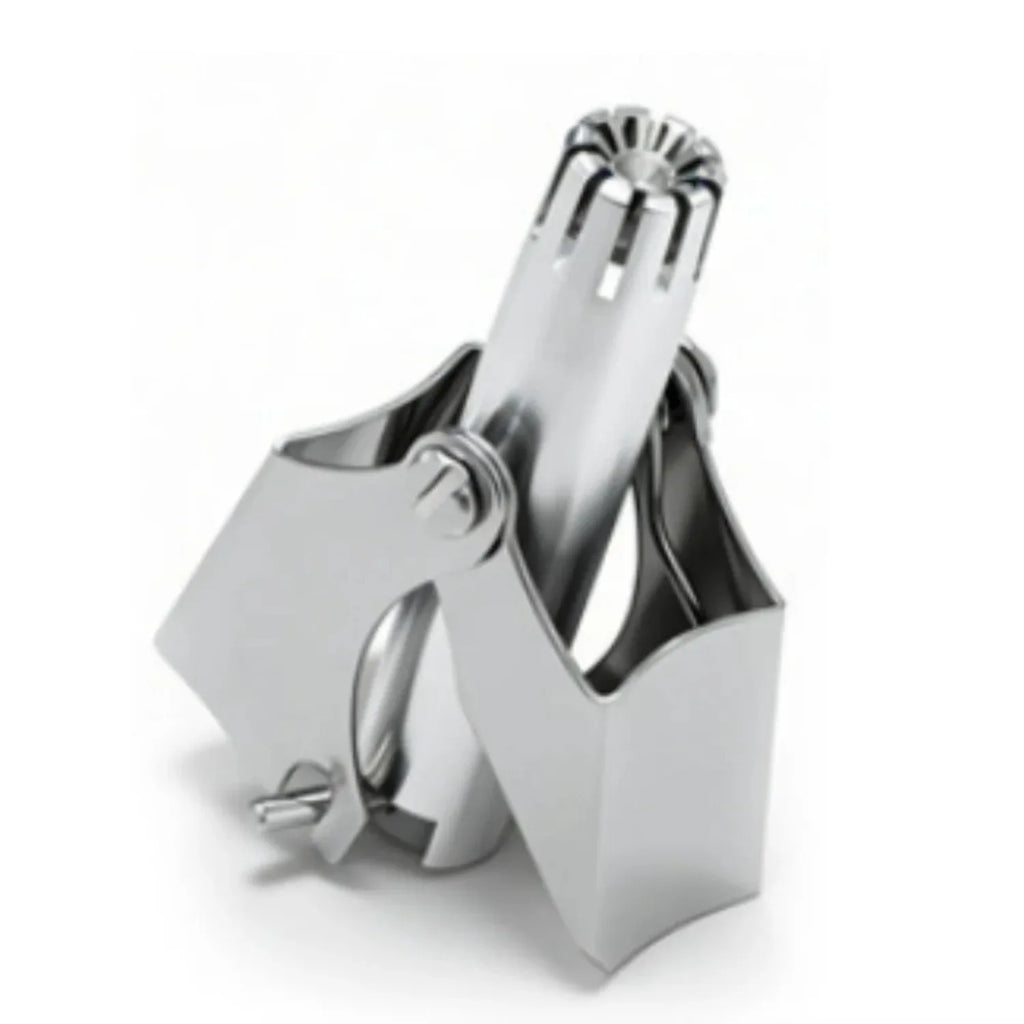 Stainless Steel Manual Nose Hair Trimmer Washable Unisex Nasal Grooming Tool