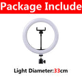 LED Selfie Ring Light Dimmable Photography Ringlight with Phone Stand Holder Makeup Fill Light For Youtube Support Video Live