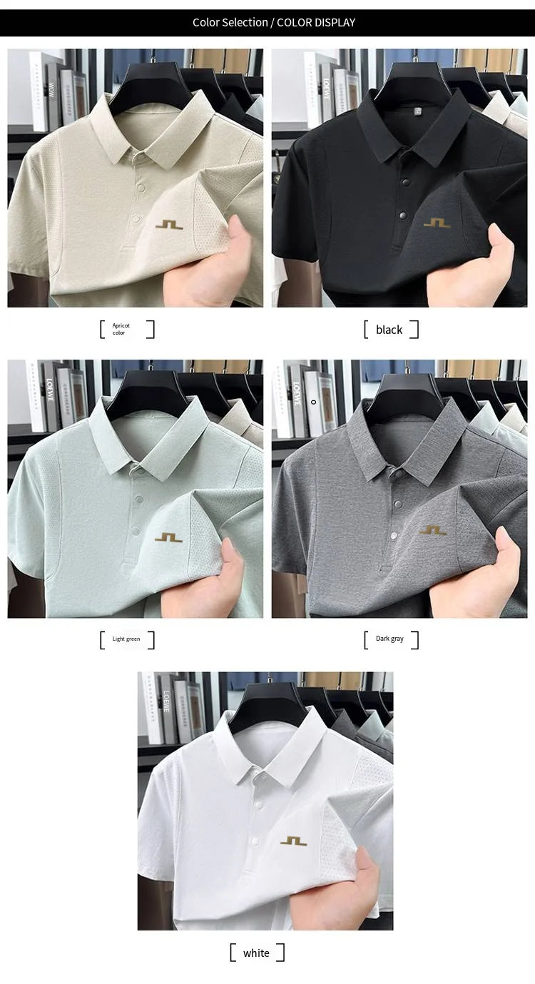Polo Deportivo Hombre Manga Corta | Estampado Verano - Fresco y Versátil
