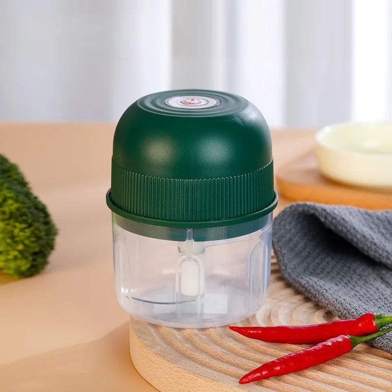 Electric Garlic Masher, Meat Grinder, 260ML Rechargeable Onion, Vegetable, Chili Grinder, Kitchen Blender