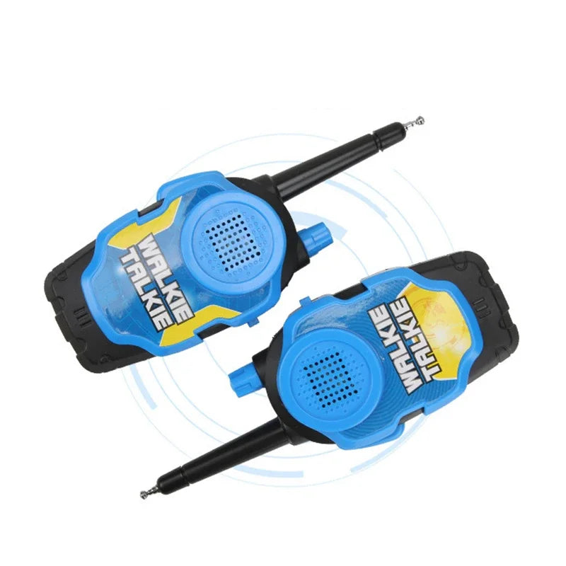 2Pcs/Set Walkie Talkies 50M Mini 2Ch Radio Phone for Kids Portable Handheld Children Outdoor Interphone Toys