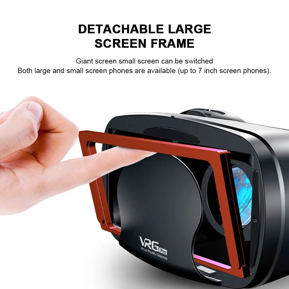 Virtual Reality 3D VR Glasses Headset Smart Helmet Smartphones Mobile Phone Lenses with Headphone Viar Binoculars Goggles Device