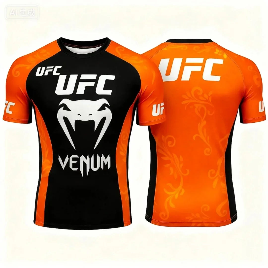 Remera Deportiva Hombre - Secado Rápido Estilo UFC