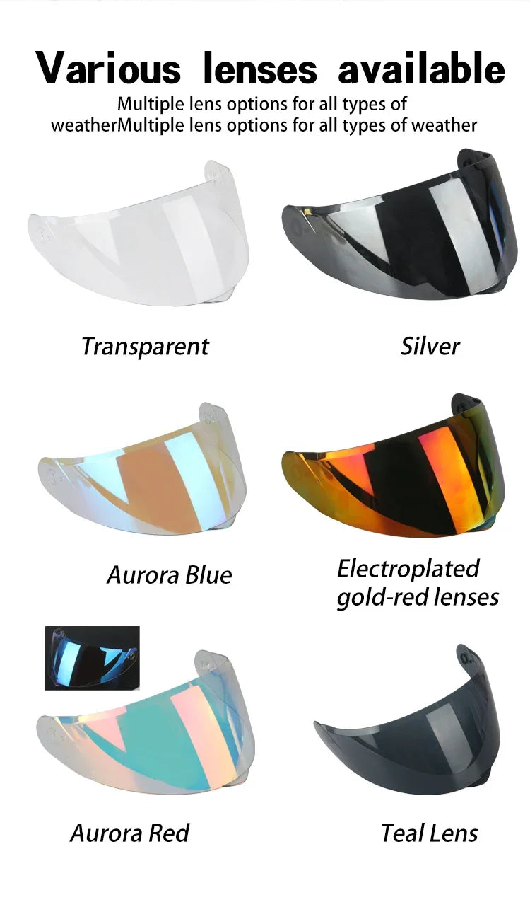 NEW DOT Uchoose Approved Helmets Crash Motorbike Protective Gear Men Women Flip Up Helmet Motorcycle Visor Double Sun
