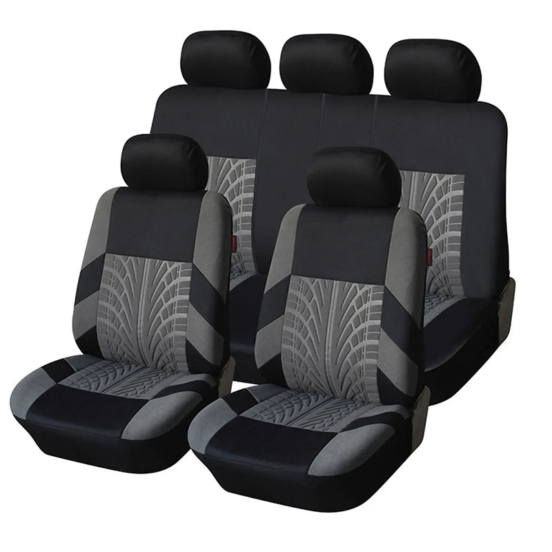 Customized Four Seasons Universal Polyester Full Set Car Seat Covers