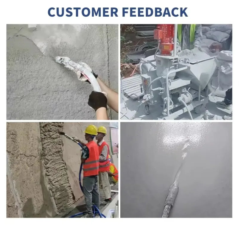 Electric Mortar Spraying Machine Gypsum Plaster Sprayer Cement Spray Pump Mortar Sprayer for Wall Decoration