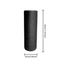 Hexagonal Yoga Roller: EVA Foam Cylinder (Diameter 9.5cm, Length 29.7cm) for Pilates and Home Workouts